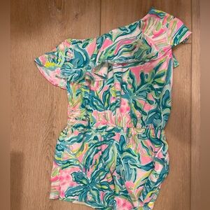 Lilly Pulitzer Tropical Print Kids Romper